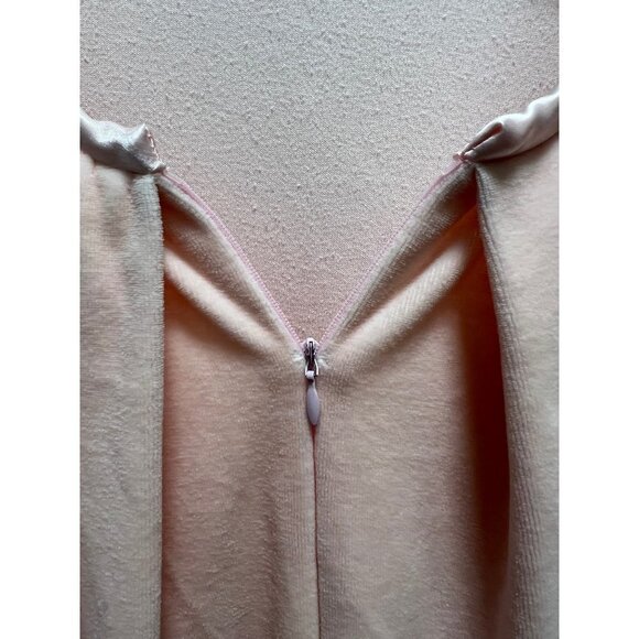 Vintage Diamond Tea Long Robe Soft Velour  with Pockets - Picture 5 of 9